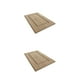 thumbnail image 4 of Matsuzay Alfombrilla de baño de secado rápido de felpa con fondo antideslizante para un agarre seguro alfombra de baño absorbente caqui Caqui 40*60cm 2Conjunto, 4 of 6