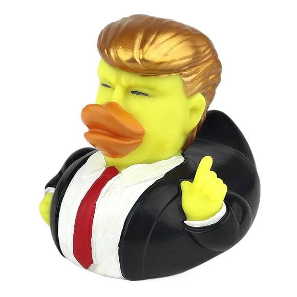 1PC Novelty Trump Rubber Duck Toy, Baby Bath Toys, Funny Rubber Duckies Toy Gifts for Kids