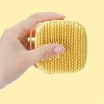 thumbnail image 4 of Dog Shampoo Brush , Dog Bath Brush for Bathing and Shedding Short Hair, Soft Silicone Rubber Bristle Brushes for Small Dogs, Pet Cat and Puppy Shampoo and Conditioner, 4 of 5