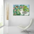 thumbnail image 6 of Epic Art 'Bunny with Towee' by Carissa Luminess, Acrylic Glass Wall Art, 36"x24", 6 of 8