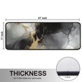 thumbnail image 5 of Kitchen Rugs Sets Of 2,Gray Black Gold Marble Pattern Anti Fatigue Kitchen Mat Rugs Non Slip Washable,Decorative Kitchen Floor Mats for Kitchen,Sink,Laundry,17"x47"+17"x47", 5 of 5