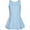 Light Blue, variant on Double Layer Skirt Tank Dress - Girls