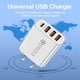 thumbnail image 5 of 3Usb + Pd20W Tipo-C Cargador De Teléfono Adaptador De Carga Para Teléfono Inteligente (Enchufe De Ee. Uu. Blanco), 5 of 5