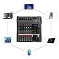 thumbnail image 2 of 6 Channel Mini Audio Mixer USB DJ Stage Live Sound Board Console Professional Mixing Console,Multi-channel Input for Music Studio Recording Singing, 2 of 7