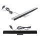 thumbnail image 4 of Barra de sensores, receptores con cable, señal de infrarrojos, enchufe USB de repuesto para mando de Wii, color negro, 4 of 5