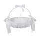 thumbnail image 1 of Cesta de flores para niña, con cintas de satén, cesta de encaje de hadas, de flores, accesorios de novia para , ceremonias, damas de honor y, 1 of 8