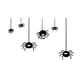 thumbnail image 2 of Halloween Decoración Pegatina de Halloween de una cara, pegatina de araña con sonrisa de payaso(Buy 2 ship 3), 2 of 2