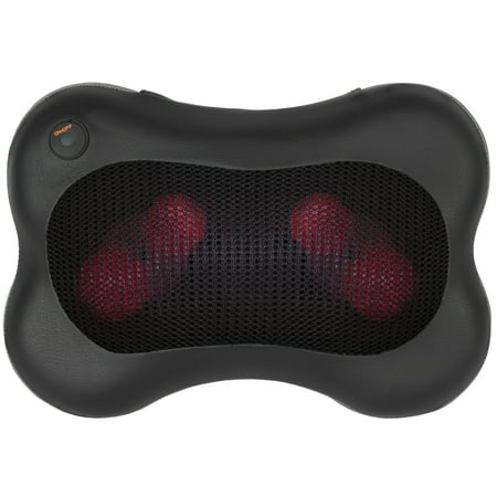 Best Choice Products Shiatsu Pillow Massager Heated Neck Back Adjustable Strap