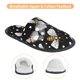 thumbnail image 3 of Fotbe Honey Bees at Night Pantuflas Peludas para Mujer con Estampado, Zapatillas de Peluche, Zapatos de Invierno para Casa, Uso Interior y Exterior-Large, 3 of 8