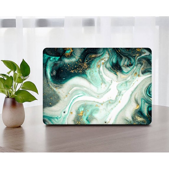 KSK KAISHEK Hard Case Compatible MacBook Pro 15" with Retina Display Touch ID + Black Keyboard Cover Model: A1707/A1990 (Marble 51_1)