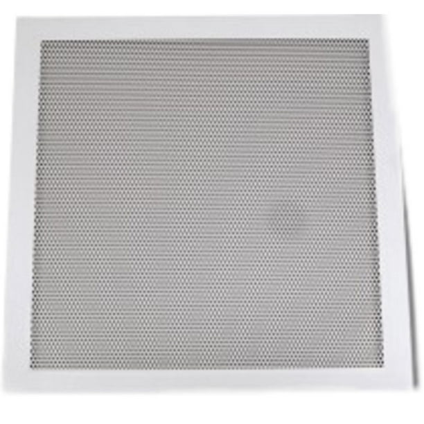 22x46 Soft White Perforated Return Air Grille TBar (Aluminum