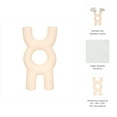 thumbnail image 5 of Decorative Object Ceramic Ceramic Sculptural Modern Glam Design Home Office Bedroom Living Room Decor - 15" Ivory & Tan, 5 of 11