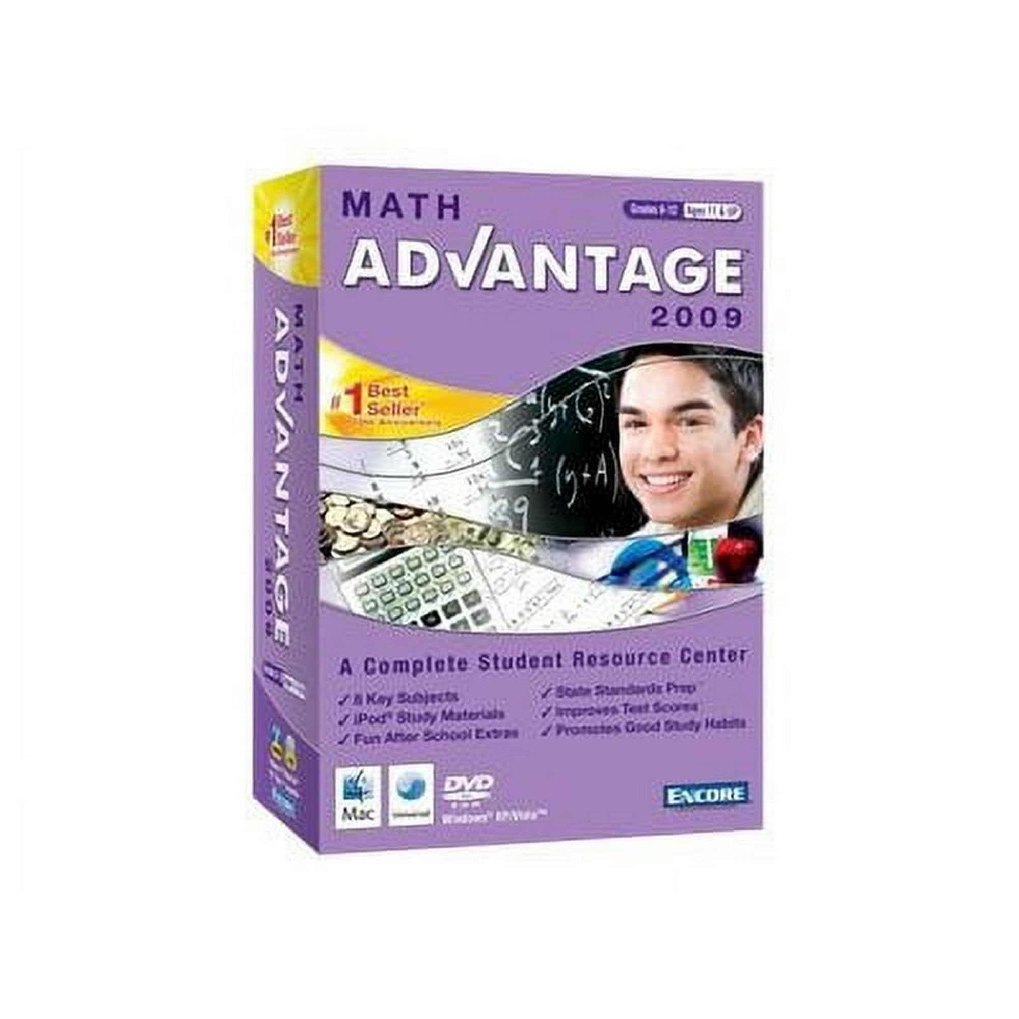 Math Advantage 2009 - Box pack - 1 user - DVD - Win, Mac