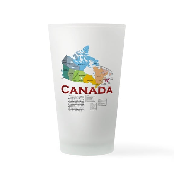 CafePress - O Canada: - Pint Glass, Drinking Glass, 16 oz. CafePress