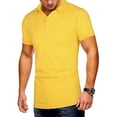 thumbnail image 1 of Capreze Mens Golf Polo Shirt Short Sleeve Regular Fit Blouses Solid Color Casual Sport Tshirts, 1 of 2