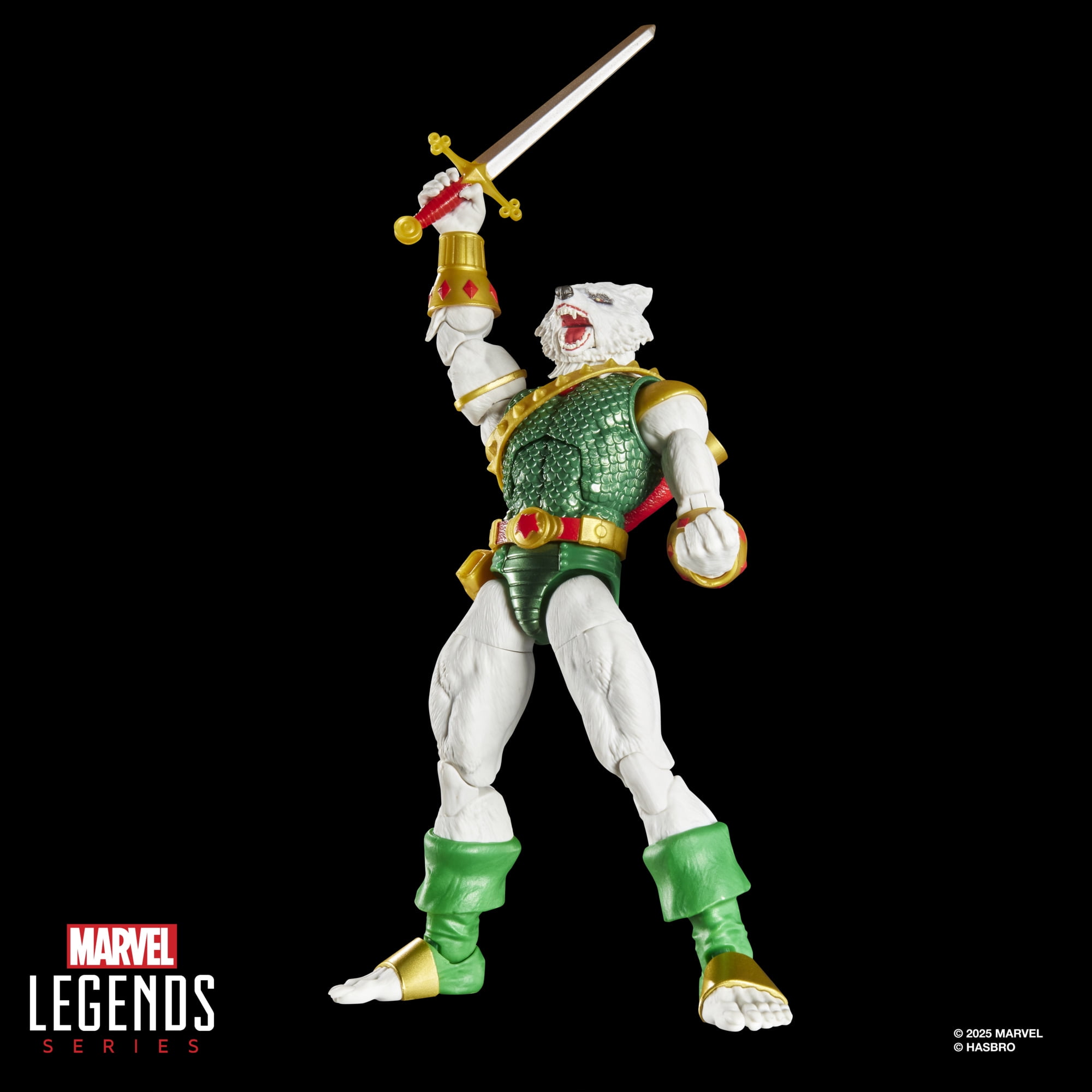 Marvel Legends Series Magic: The Gathering, figurine Man-Wolf avec carte premium exclusive