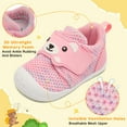thumbnail image 4 of JOINFREE Baby Boy Girl Walking Shoes Kid Wide Breathable Sneakers Slip On Crib Shoes 2-2.10 Years, 4 of 8