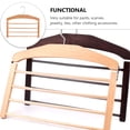 thumbnail image 4 of ROSENICE Wooden Hanger Foldable 1Pack 15.0x14.2x0.5in, 4 of 6