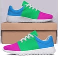 thumbnail image 3 of Polysexual Flag Shoes Mens Womens Running Sneakers Mesh Breathable Jogging Walking Shoes White Size 6, 3 of 7