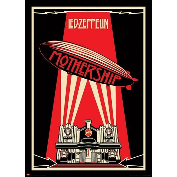 Giant Led Zeppelin Mothership 40 x 55 Poster Print