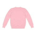 thumbnail image 4 of AJHSAKLt Pullover Sweaters for Women New Round Neck Long Sleeve Loose Solid Knit Bottom Shirt Lightweight Sweaters for Women Pink, 4 of 5