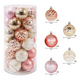 thumbnail image 2 of Esferas De Navideñas Plástico 6cm 30 Pzs Para Decoración Xtellar Rosa, 2 of 4