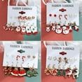 thumbnail image 3 of QWZNDZGR 2023 New Christmas Crystal Alloy Stud Earrings Women Winter Cute Snowflake Snowman Tree Small Earrings Fashion Party Jewelry, 3 of 6