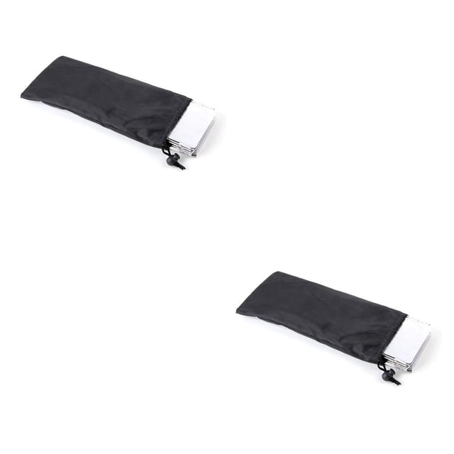 Wosthever Estufa Wind Shield Plegable a prueba de viento 24 cm Camping Backpacking Picnic Cocina Quemador Pantalla con bolsa de almacenamiento 8 Platos 2Conjunto