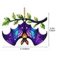 thumbnail image 3 of QIPOPIQ Halloween Upside Down Acrylic Hanging Sign Party Flat Pendant, 3 of 9