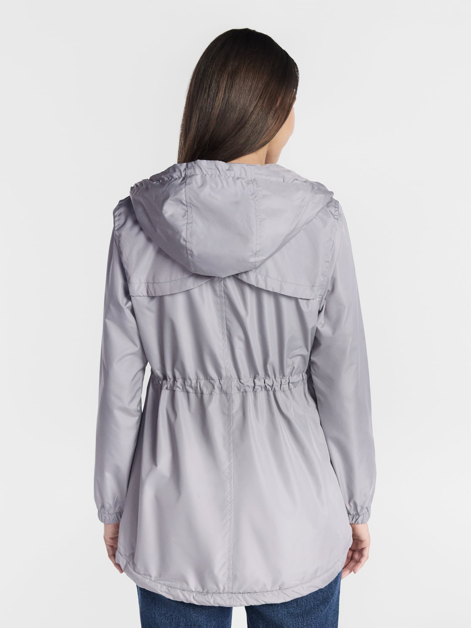 Big Chill Women's and Women's Plus Lined Anorak Jacket with Hood, Sizes S-3X