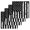 Black, variant on Black White Kitchen Dish Towels for Drying Dishes Set of 4, Retro Stars Stripes Flag Shabby Chic Texture Waffle Weave Microfiber Hand Tea Bathroom Towels Quick Dry & Absorbent Towel 12x12