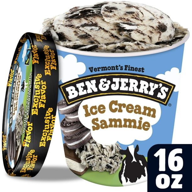Ben &amp; Jerry�s Ice Cream Sammie 16oz Pint