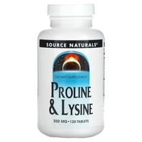 Source Naturals Proline & Lysine, 550 mg - 120 Tablets