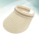 thumbnail image 3 of 1 sombrero de paja de moda, para el sol, unisex, para verano y exteriores (beige)., 3 of 5