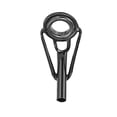 thumbnail image 4 of 2.4mm Stainless Steel Fishing Rod Tip Repair Kit Pole Ring Guide Replacement, Black 8 Pack, 4 of 5