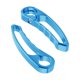 thumbnail image 5 of Puños de manillar de aleación de aluminio para bicicleta de montaña y carretera. Azul, 5 of 9