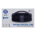 thumbnail image 3 of bocina bluetooth con luz led negra, 3 of 7