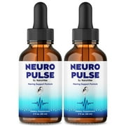 (2 Pack) Neuro Pulse Drops - Ear Support, Natural Formula to Promote Inner Ear Health, Tinnitus Supplement for Ringing, Official Auditory Liquid, NeuroPulse Reviews (60 Servings)
