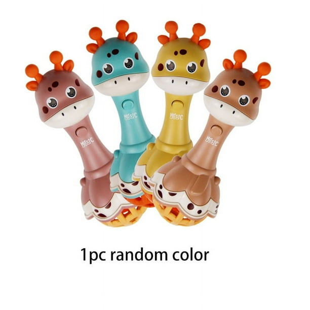Baby Fawn Rattle Music Toy For Infant 6-12 Months, Early Education Tool For Baby, Music Rattle Toy With Multiple Music Song Lighting Modes, Birthday Christmas Gift For Boys And Girls