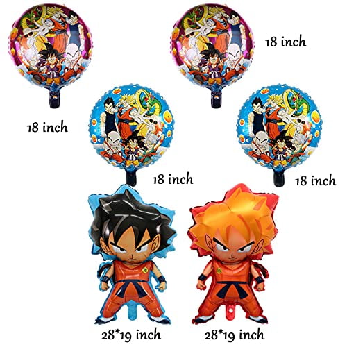 Two Side Dragon Ball 4 Helium Balloons 18" Birthday Party FAST SHIPPING USA 