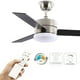 thumbnail image 3 of Ventilador de Techo Y LUZ LED JWJ 3 TONOS 6 VELOCIDADES MINIMALISTA, 3 of 5