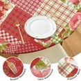 thumbnail image 4 of Pioneer Flower Floral Print Pattern Round Fitted Tablecloth with Elastic Edge,Dining Table Cover Waterproof,Outdoor Round Tablecloth for Camping,Dining,Indoor and Outdoor, 4 of 7