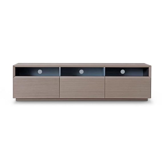 J&M Furniture 1763950 TV023 Grey Veneer TV Stand