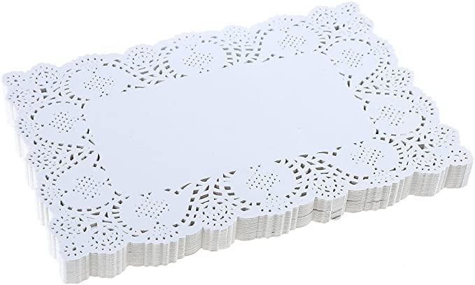 40 x PAPER PARTY WEDDING BIRTHDAY CATERING CELEBRATIONS WHITE DOILIES 
