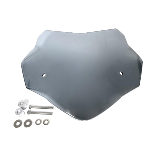 Accesorios para parabrisas de motocicletas Reemplaza parabrisas robusto de alto rendimiento gris