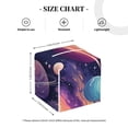 thumbnail image 4 of Sikiie Planet Pastel Galaxy Leather Tissue Box Cover Square, tissue box holder - 5.2”x5.2”x5.2”, 4 of 7