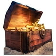 thumbnail image 1 of Star Cutouts SC2041 Treasure Chest Cardboard Cutout Standup, 1 of 1