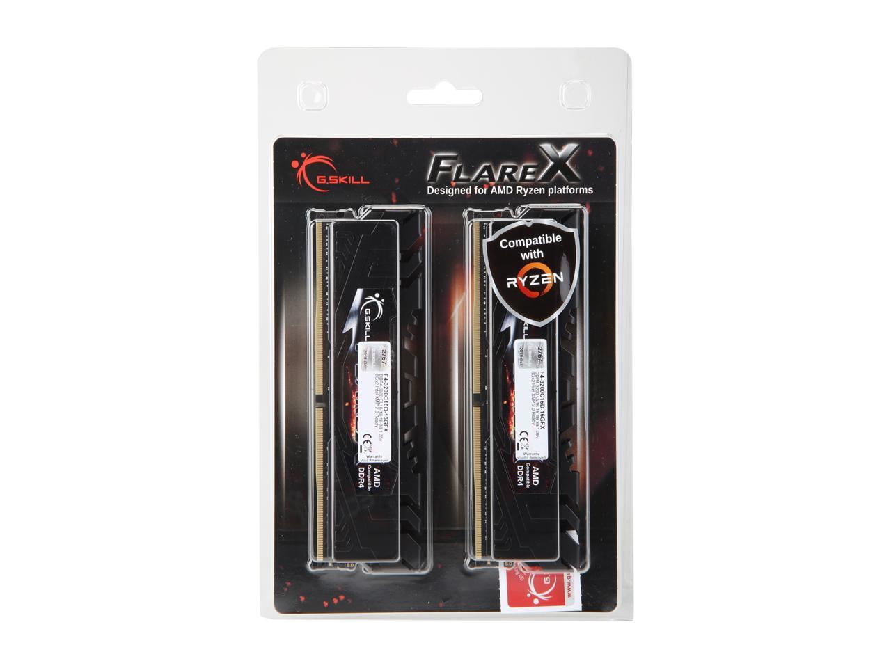 G.SKILL Flare X (for AMD) 16GB (2 x 8GB) DDR4 3200 (PC4 25600