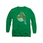 DC Comics Aquaman Dive Splash Adult Long Sleeve T-Shirt Tee