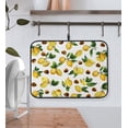 thumbnail image 6 of WIRESTER Microfiber Dish Drying Mat, Absorbent Drying Mat for Kitchen Counter, Dishes Drainer Pad Coaster - Lemon Leaf Walnuts, 6 of 6